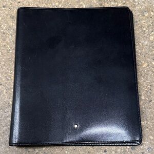 Montblanc Midnight Black Leather Folder